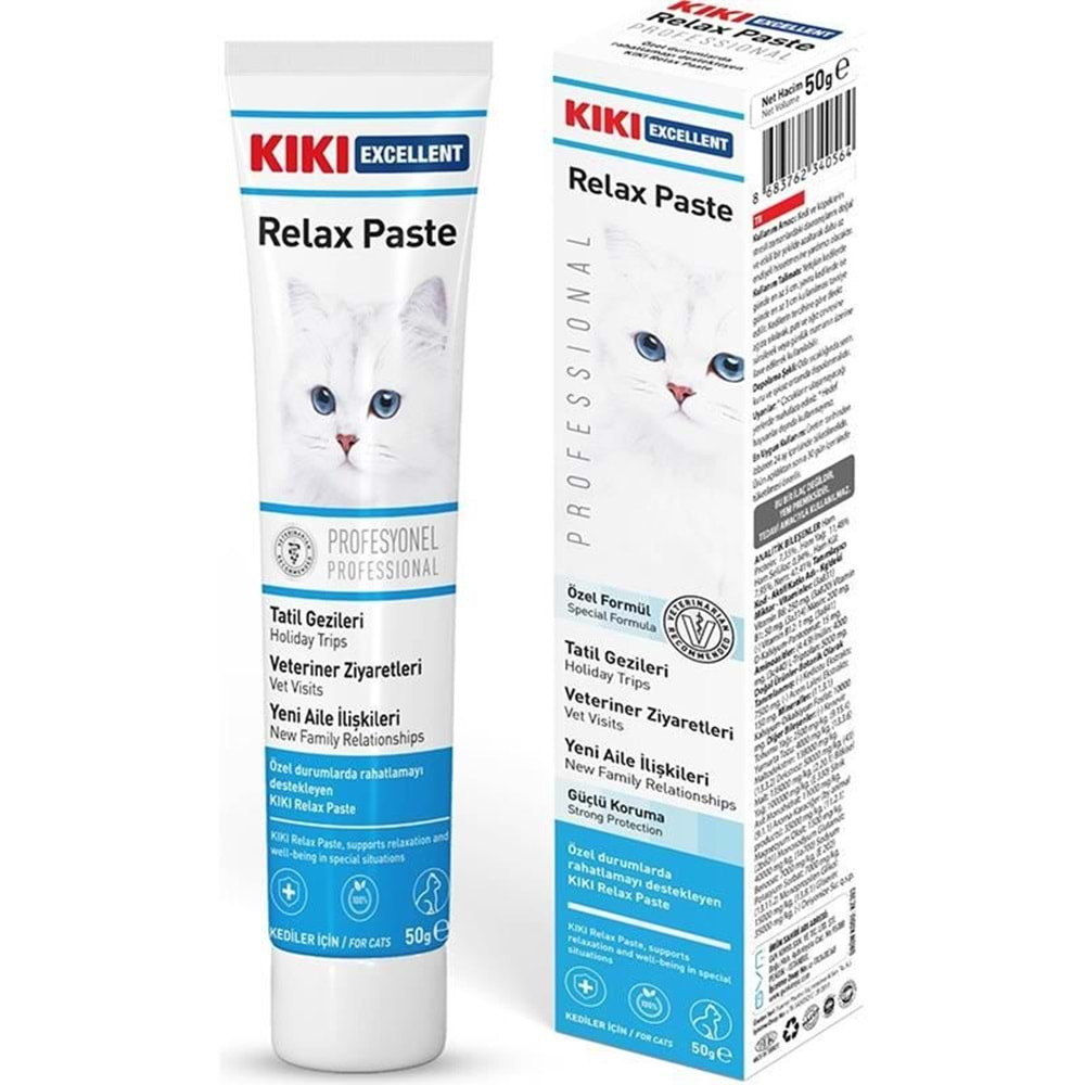 KIKI Excellent Relax Paste Sakinleştirici Kedi Macun 100gr