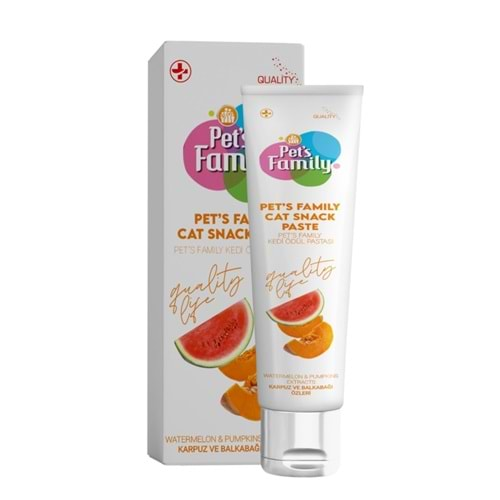 Pets Family Kedi Ödül Karpuz Balkabağı Paste30gr