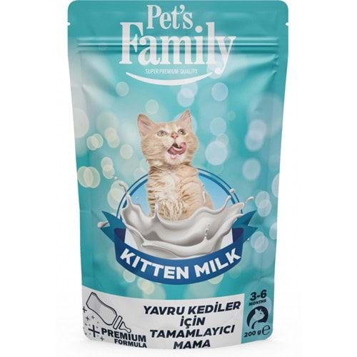 Pets Family Kedi Süt Tozu 200 Gr