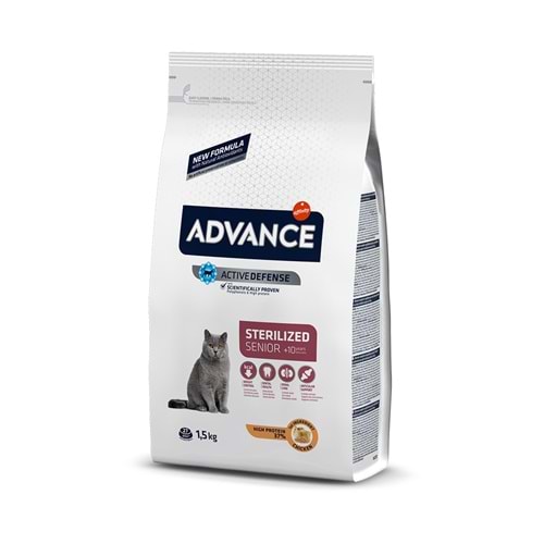 Advance Cat Sterılızed+10 Senıor 1.5 Kg