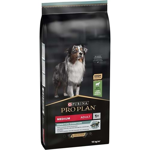 Pro Plan Kuzu Etli Medium Yetişkin Kuru Köpek Maması 14 Kg