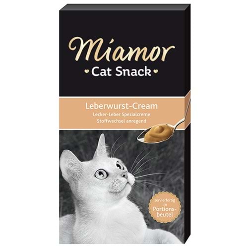 Miamor Cream Ciğerli Kedi Ödülü 6X15Gr