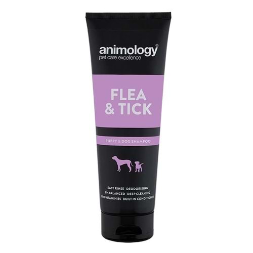 Animology Flea Tick Yavru Ve Yetişkin Köpek Şampuanı 250 Ml