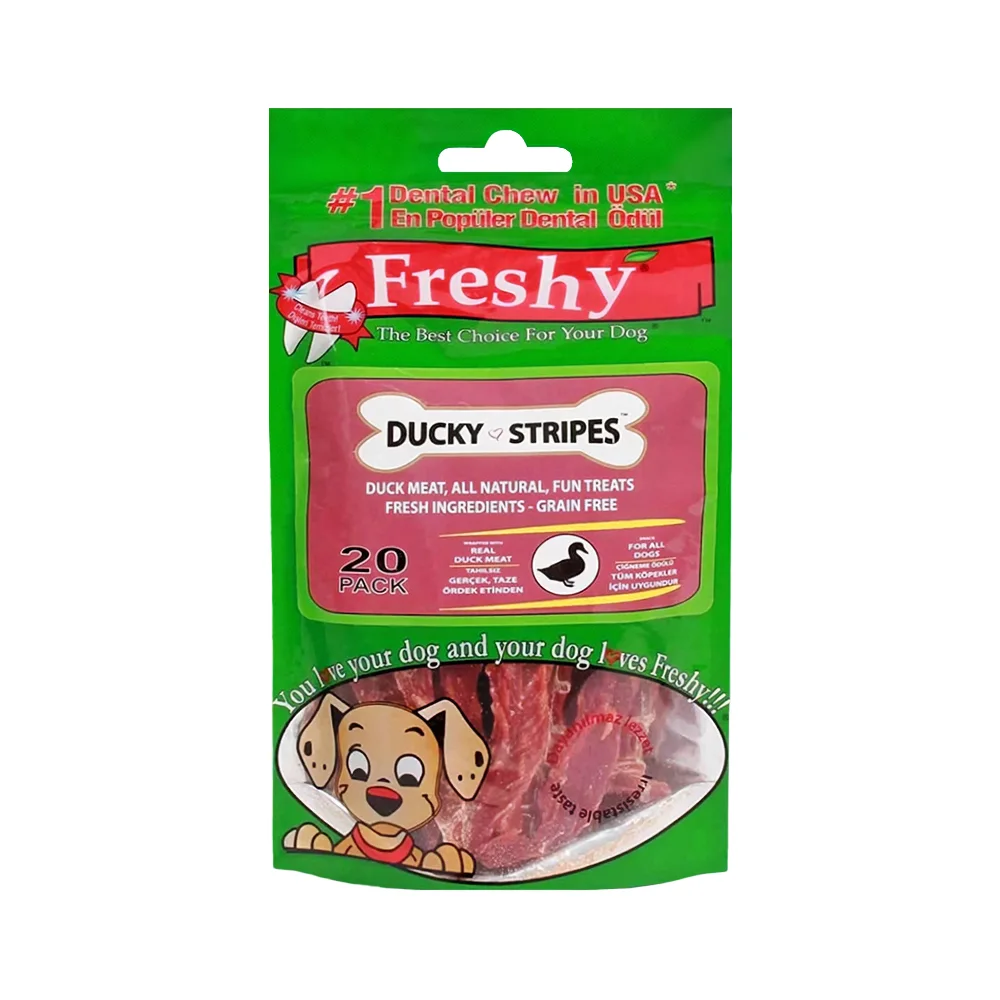 Freshy Gerçek Ördek Etli Köpek Ödülü 100 g (20'li)