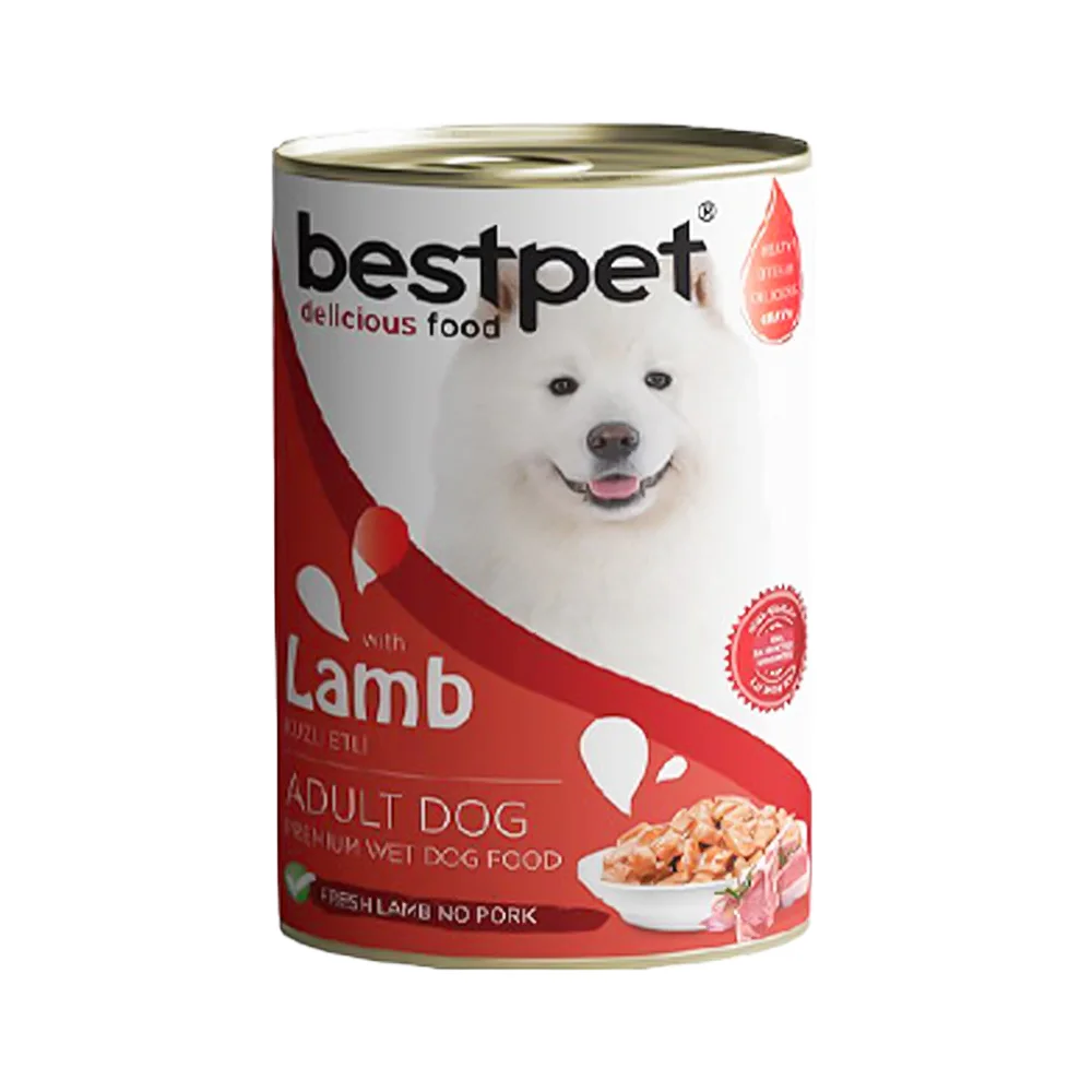 Bestpet Kuzu Etli Yetişkin Köpek Konserve Maması (400 g)