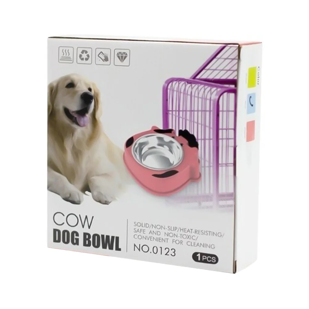 Ally Paws Cow Dog Bowl Takma Aparatlı Mama Kabı