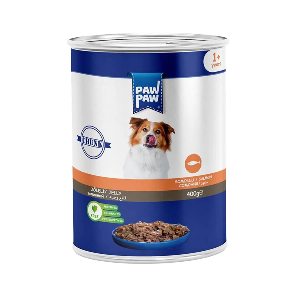 Paw Paw Jöleli Somonlu Yetişkin Köpek Konserve (400 g)