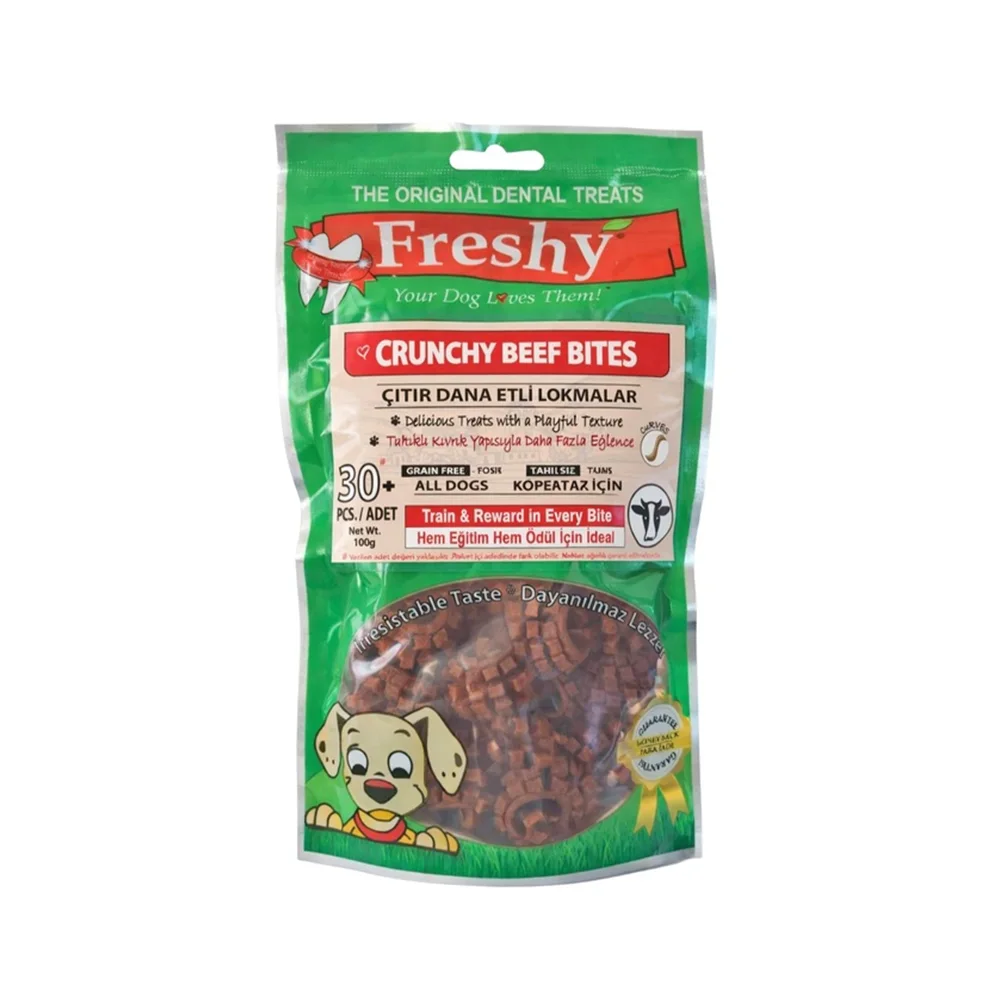 Freshy Tahılsız Çıtır Dana Etli Köpek Ödülü (100 g)