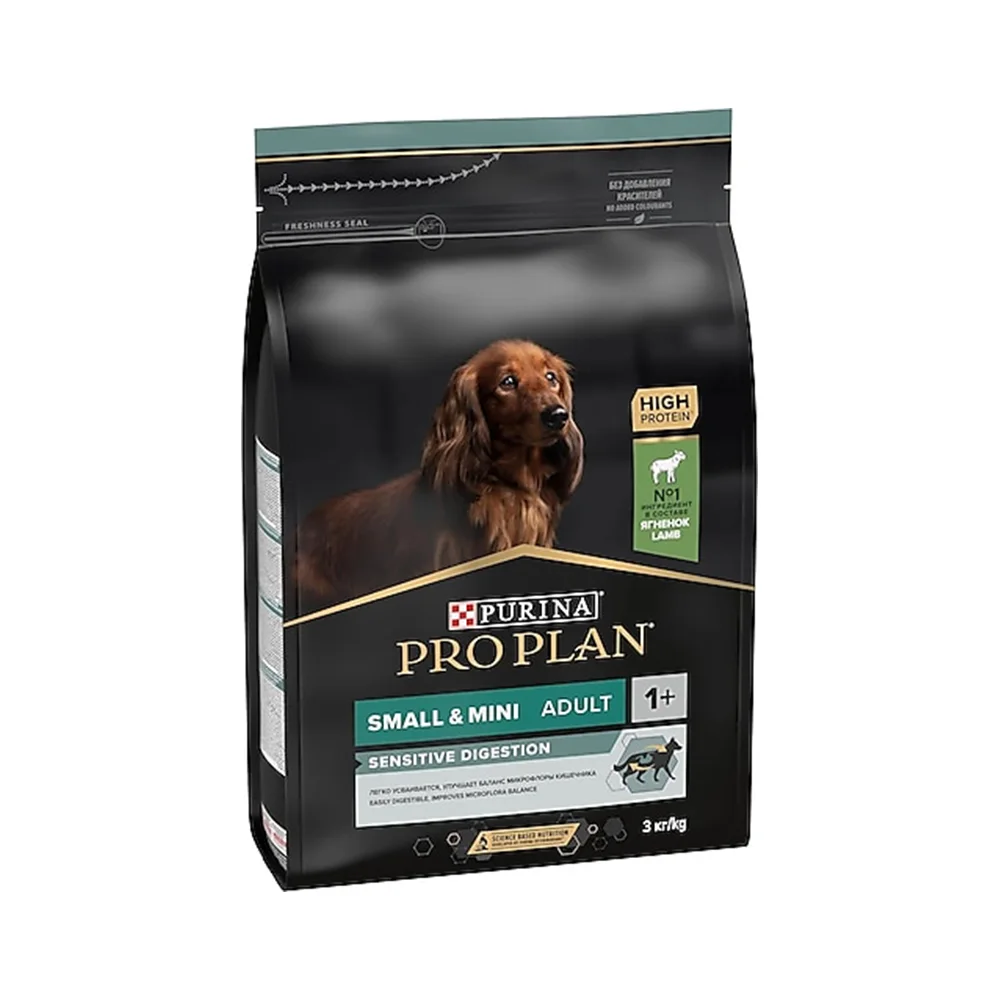 Purina Pro Plan Hassas Sindirim Kuzu Etli Küçük Irk Yetişkin Köpek Maması (3 kg)